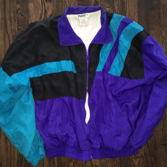 puma colorblock windbreaker